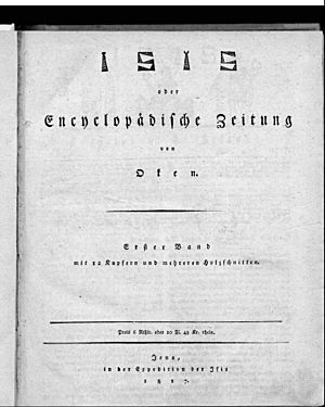 Isis 1817 Titel