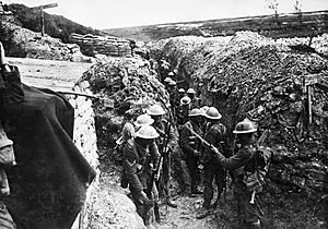 Lancashire Fusiliers trench Beaumont Hamel 1916