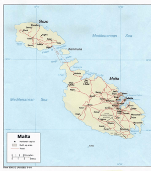 Map of Malta 2