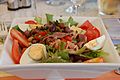 Nizza-Salat an der F Mittelmeerküste