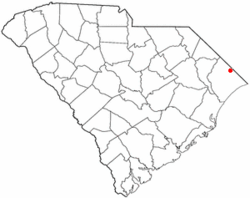 Location of Loris in South Carolina