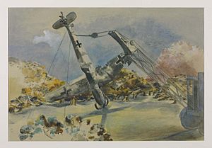 The Messerschmidt in Windsor Great Park by Paul Nash, 1940, Tate N05716