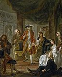 The play scene from 'Hamlet' (Hayman c. 1745)