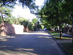 A street in Martín Coronado