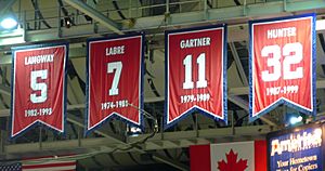 Washington Capitals retired numbers red