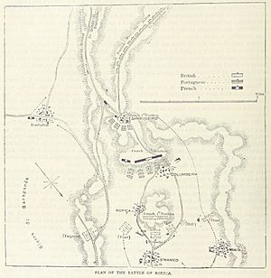 Battle of Roliça map