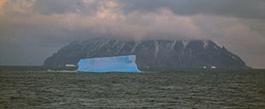 Beaufort island île isola iceberg ross