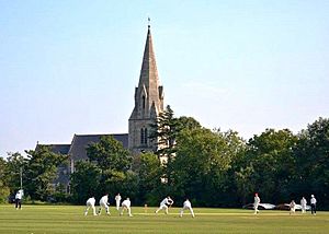 Christ Church Southgate from the Walker Ground.jpg