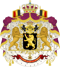 Coat of Arms of the King of the Belgians (1921)