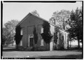 EAST END OF BRIDGE (GENERAL VIEW) - Presbyterian Church, Mount Pleasant Road, Leighton, Colbert County, AL HABS ALA,17-BRIC.V,1-1