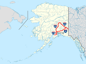 Interstate Routes in Alaska