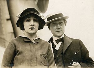 Laurette Taylor, stage actress with her husband, Hartley Manners (SAYRE 9561) (cropped)