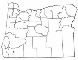 Location of Harbeck-Fruitdale, Oregon