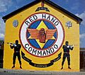 Red Hand Commando Mural, Bangor