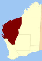 West land division of Western Australia