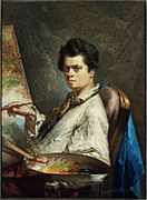 1841, Millet, Jean-François, Portrait of Louis-Alexandre Marolles