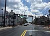 2016-07-19 13 49 12 View south along U.S. Route 11 and west along U.S. Route 211 (Congress Street) at Old Cross Road in New Market, Shenandoah County, Virginia.jpg