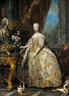 Carle Van Loo - Marie Leszczinska, reine de France (1703-1768) - Google Art Project
