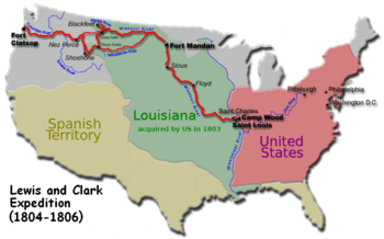 Carte Lewis-Clark Expedition-en