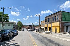 Old A.J. Highway in downtown Jefferson City