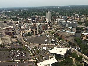 Downtown South Bend from South East