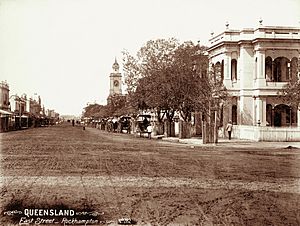 East Street, Rockhampton, circa 1897