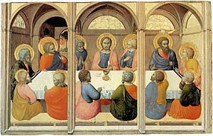 Institution-of-the-eucharist--Sassetta--Siena Pinacoteca