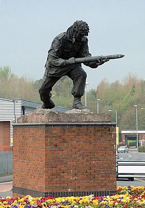 John Baskeyfield VC statue1