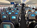 LOT Polish Airlines B787-8 economy class cabin