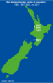 NZ median centre of population 2017