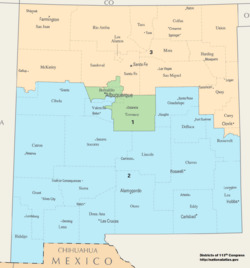 New Mexico Congressional Districts, 113th Congress