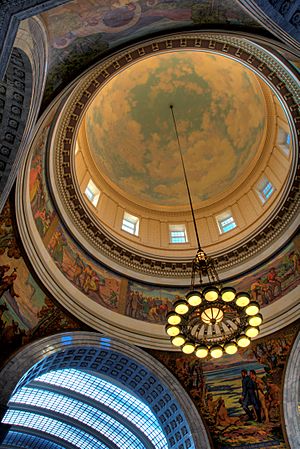 Utah State Capitol dome interior