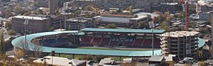 Yerevan's Republican Stadium view