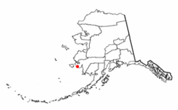 Location of Chefornak, Alaska