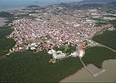 Aerial photograph of Cayenne, French Guiana (1)