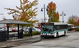 Albany Transit System bus 481 at Amtrak station in 2018 - Albany, Oregon
