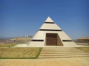 Center of the world pyramid