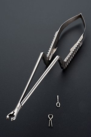 Compression forceps for Yasargil clips, Tuttlingen, Germany, Wellcome L0058096