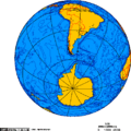 Drake Passage - Orthographic projection