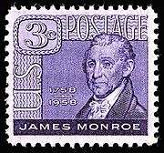 James Monroe 1958 Issue-3c