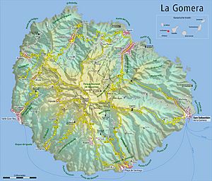 Map of La Gomera