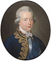 Portrait of William V, the stadtholder of Netherlands at war and peace