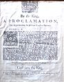 RoyalProclamation 1715 ForArrestOf SirWilliamWyndham 3rdBaronet