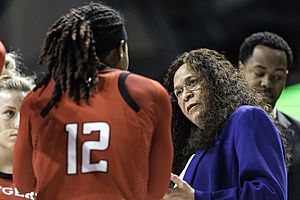 Rutgers women's basketball head coach, C. Vivian Stringer