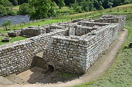 The Baths located outside the fort, considered as the best-preserved Roman military building in Britain, Chesters Roman Fort (Cilurnum), Hadrian's Wall (38453750925)