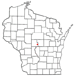 Location of Grand Rapids, Wisconsin