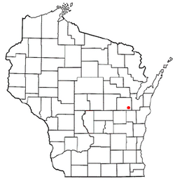 Location of Vandenbroek, Wisconsin