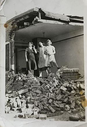 1933 Long Beach Earthquake aftermath