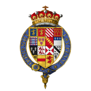 Coat of arms of Sir George Talbot, 6th Earl of Shrewsbury, KG