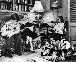Como family at home 1955